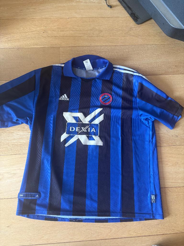 VoetbalShirt Club Brugge 2000-2002, Ophalen of Verzenden, Gedragen, ADIDAS