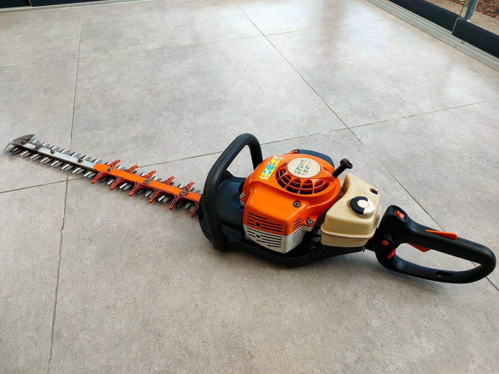 Professionele Stihl HS 81R heggenschaar. In perfecte staat., Ophalen, Zo goed als nieuw