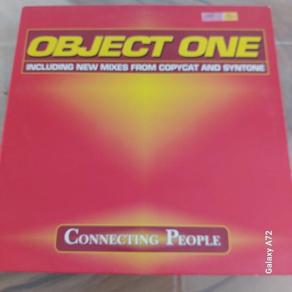 object one connecting people 12 inch maxi, CD & DVD, Vinyles | Dance & House, 12 pouces, House, Enlèvement ou Envoi, Utilisé
