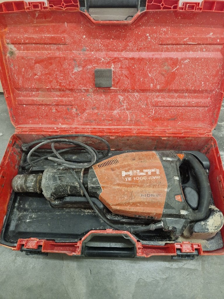 Marteau de démolition lourd Hilti TE 1000 - AVR TE-S, Bricolage & Construction, 600 watts ou plus, Enlèvement, Utilisé, Mécanisme de percussion