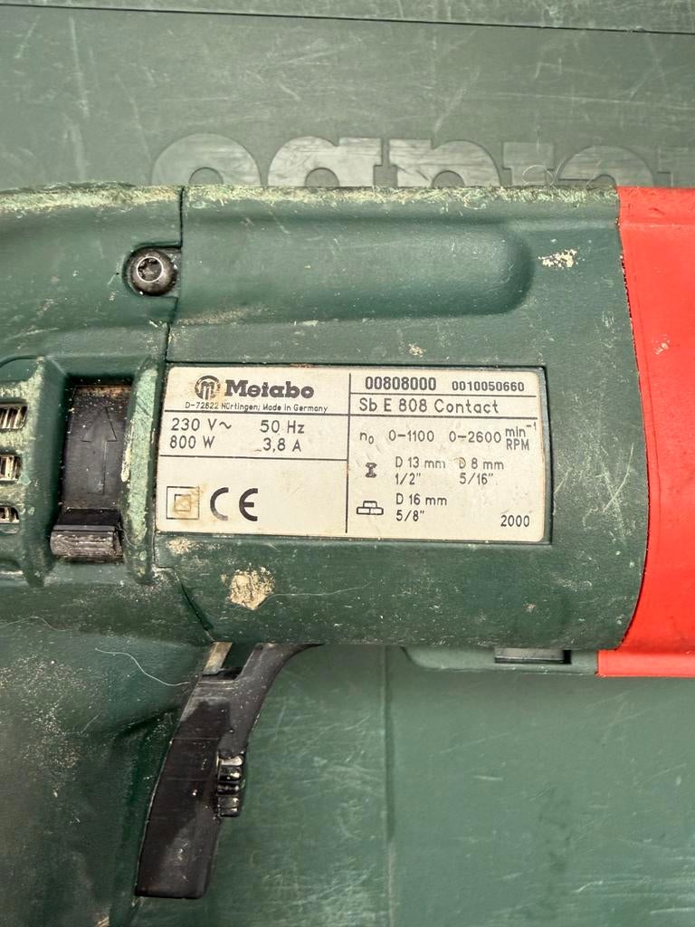 Boormachine Metabo, Doe-het-zelf en Bouw, Ophalen, Boormachine