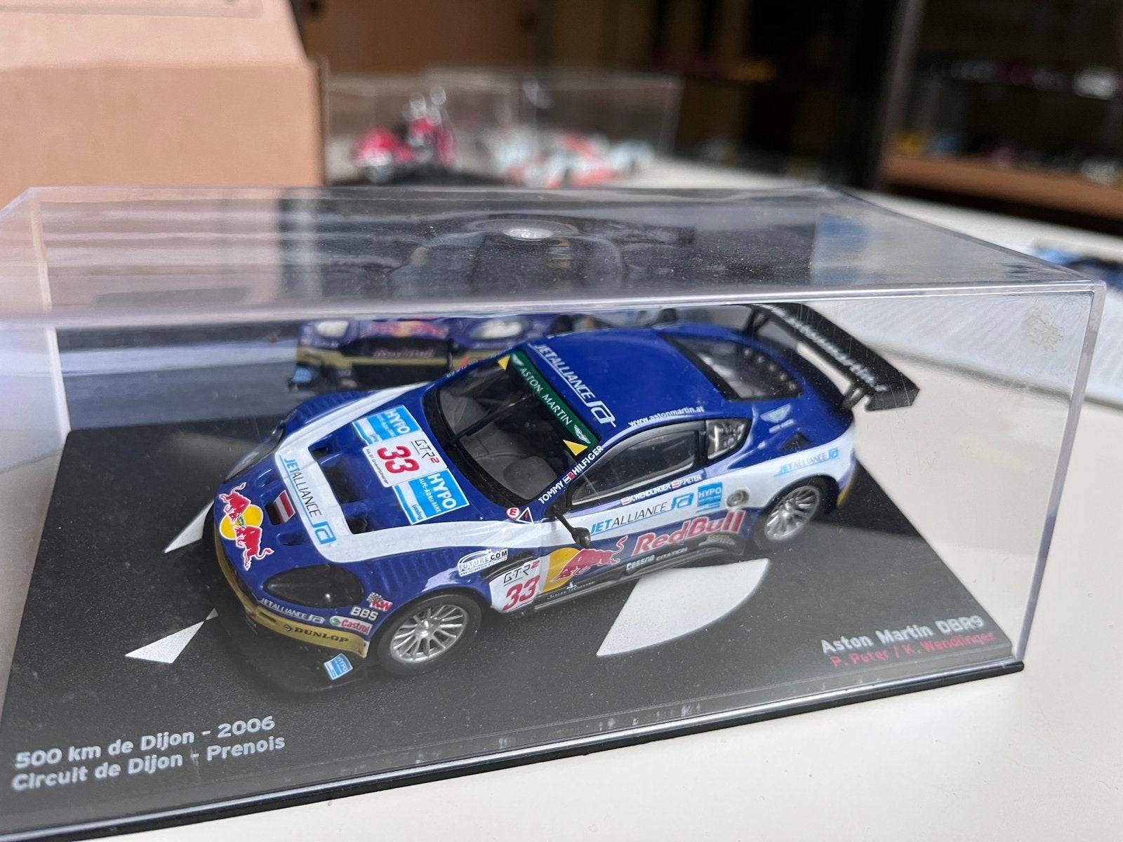 1/43 Aston Martin DBR9. 500 Km Dijon 2006., Ophalen, Zo goed als nieuw, Auto