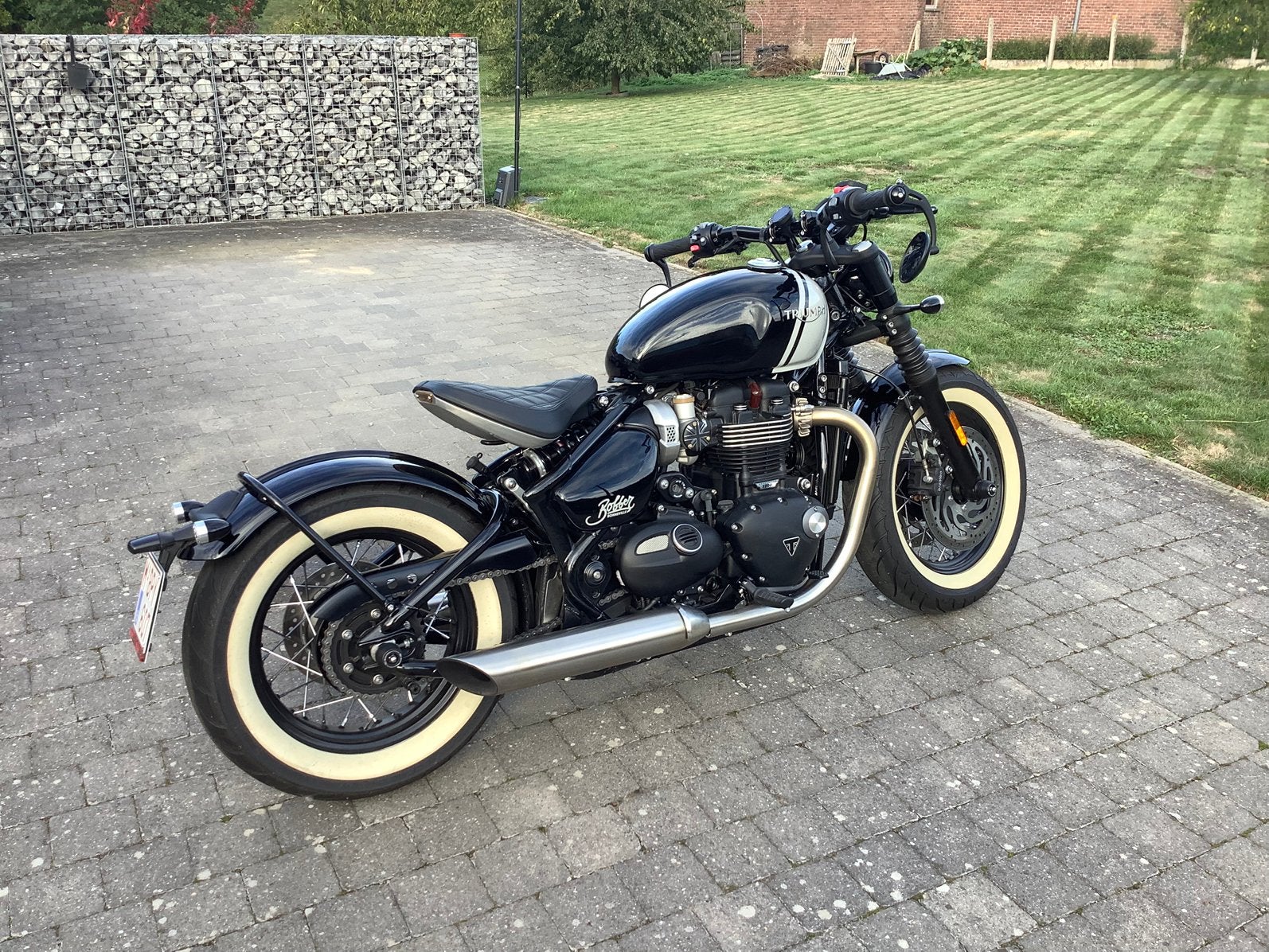 Triumph Bonneville Bobber, 2 cilinders, Occasion, Particulier, Meer dan 35 kW