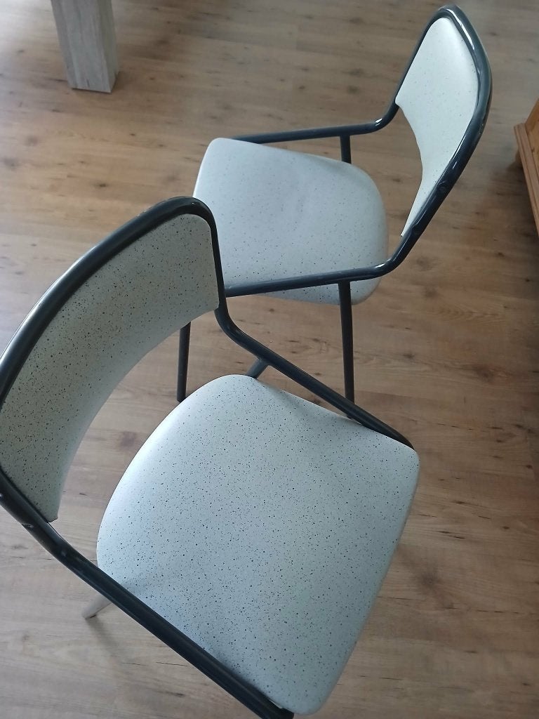 stoelen, Huis en Inrichting, Ophalen, Grijs, Kunststof