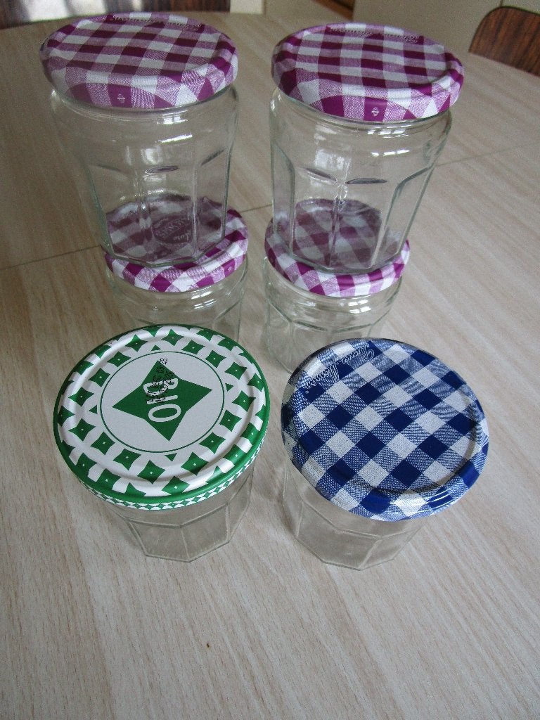 Pots à confiture Bonne Maman, Maison & Meubles, Verre, Autres marques, Pot de stockage, Violet