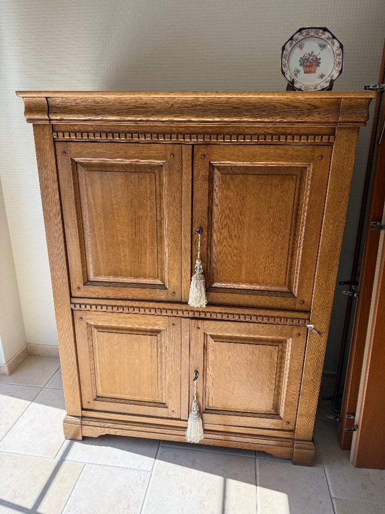 Eetplaats, Ophalen, Gebruikt, Massieve eik., 4 tot 6 stoelen