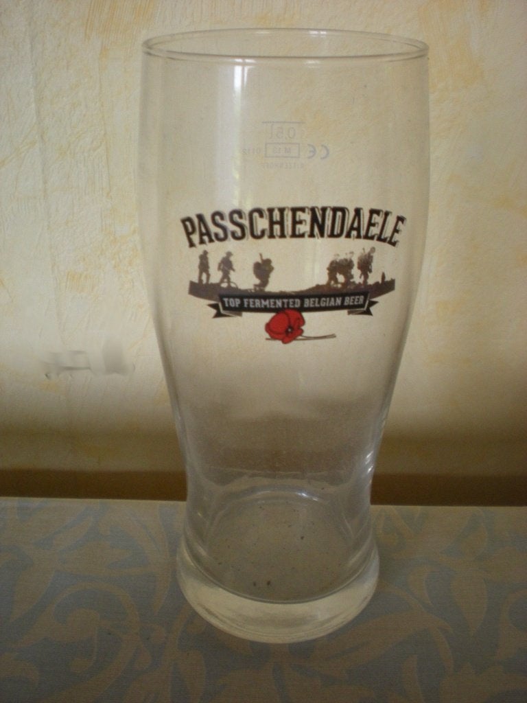 PASSCHENDAELE  25 cl, Enlèvement ou Envoi, Comme neuf, Verre ou Verres