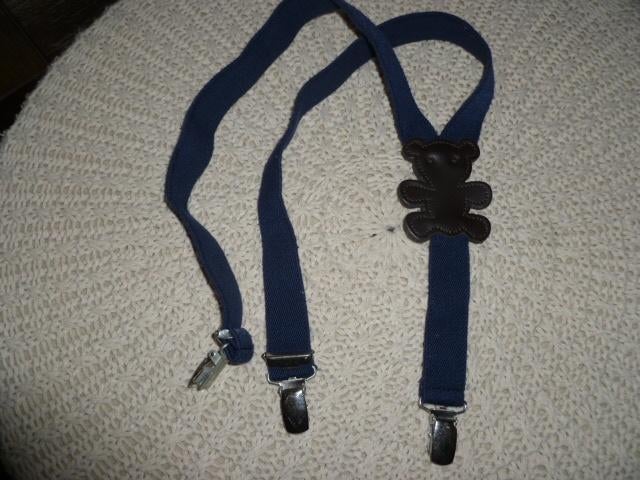 Donkerblauwe broek bretellen voor kids, Kinderen en Baby's, Ophalen of Verzenden