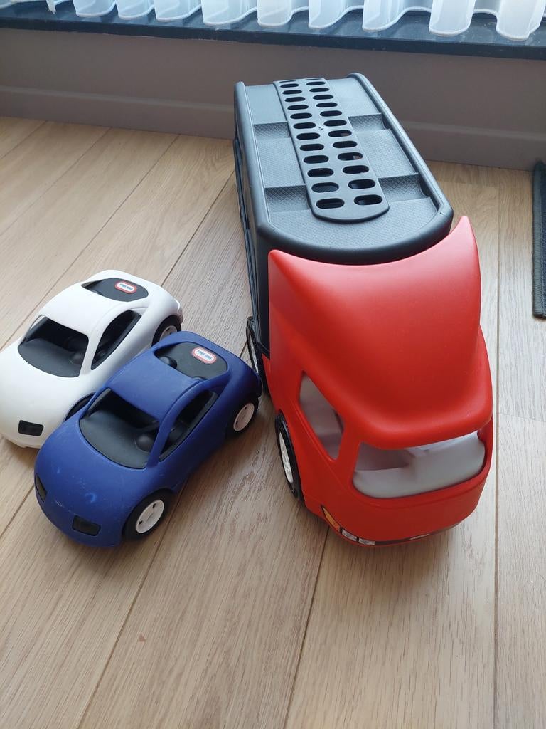 Little tikes vrachtwagen, Ophalen