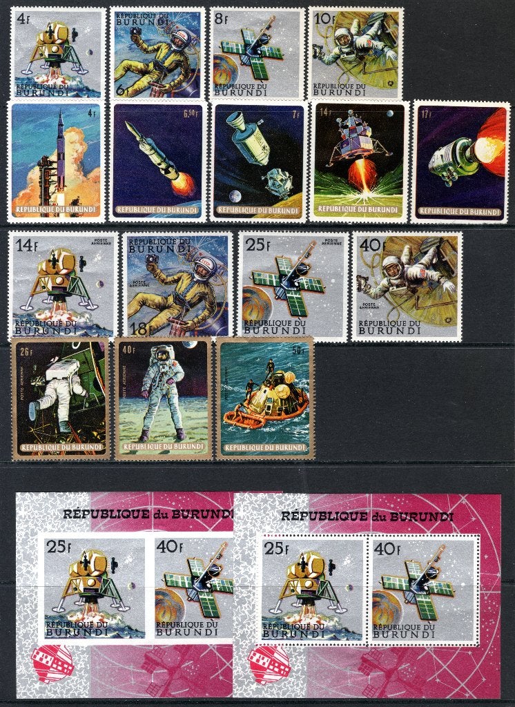 BURUNDI Lot zegels MH*, Verzenden, Overige landen, Postfris