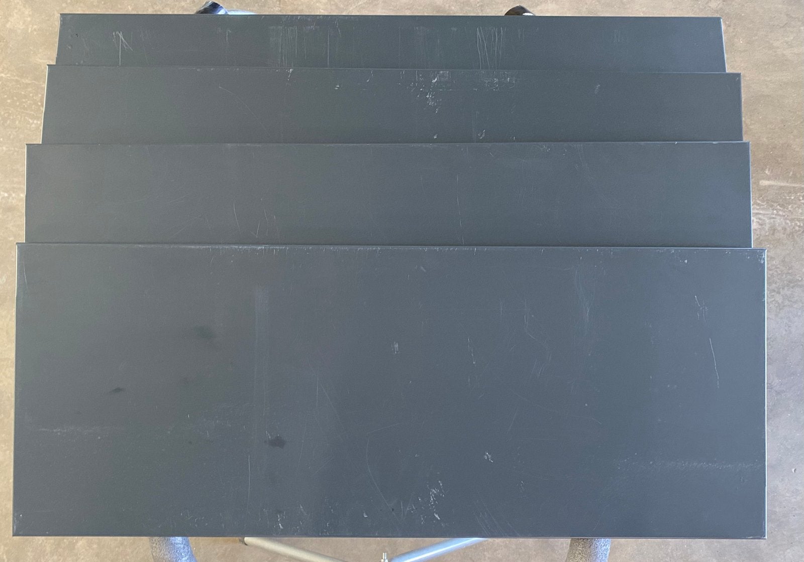 4St. Antraciet leggers archiefkast, 25 à 50 cm, Enlèvement ou Envoi, Moins de 100 cm, Comme neuf