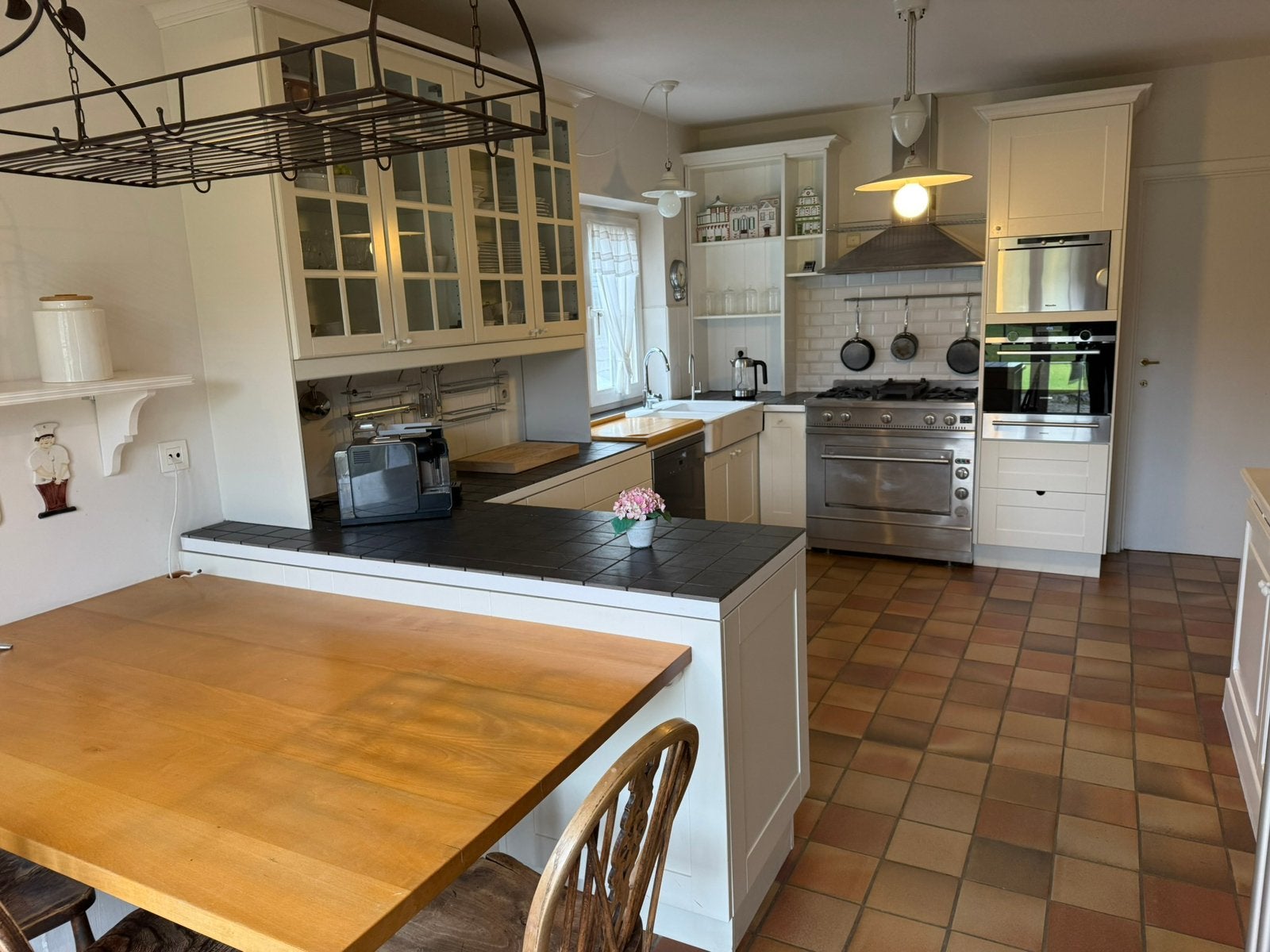 Cuisine complète style campagne – à enlever rapidement, Maison & Meubles, Enlèvement, Comme neuf, Blanc