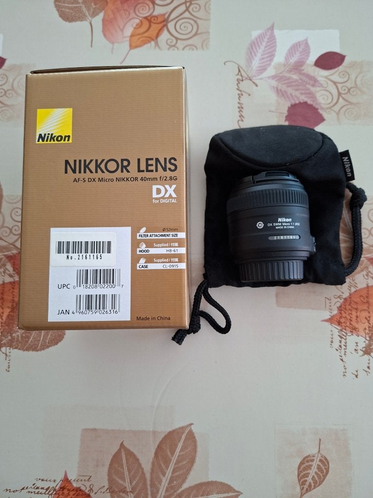 Lens, Audio, Tv en Foto, Foto | Lenzen en Objectieven, 40 mm, Autofocus, Ophalen of Verzenden, Nikon F-mount