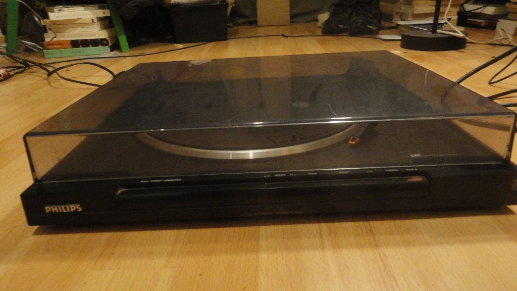 Tourne-disque PHILIPS + Lot de 80 LPs, Audio, Tv en Foto, Platenspelers, Gebruikt, Platenspeler, Philips, Ophalen