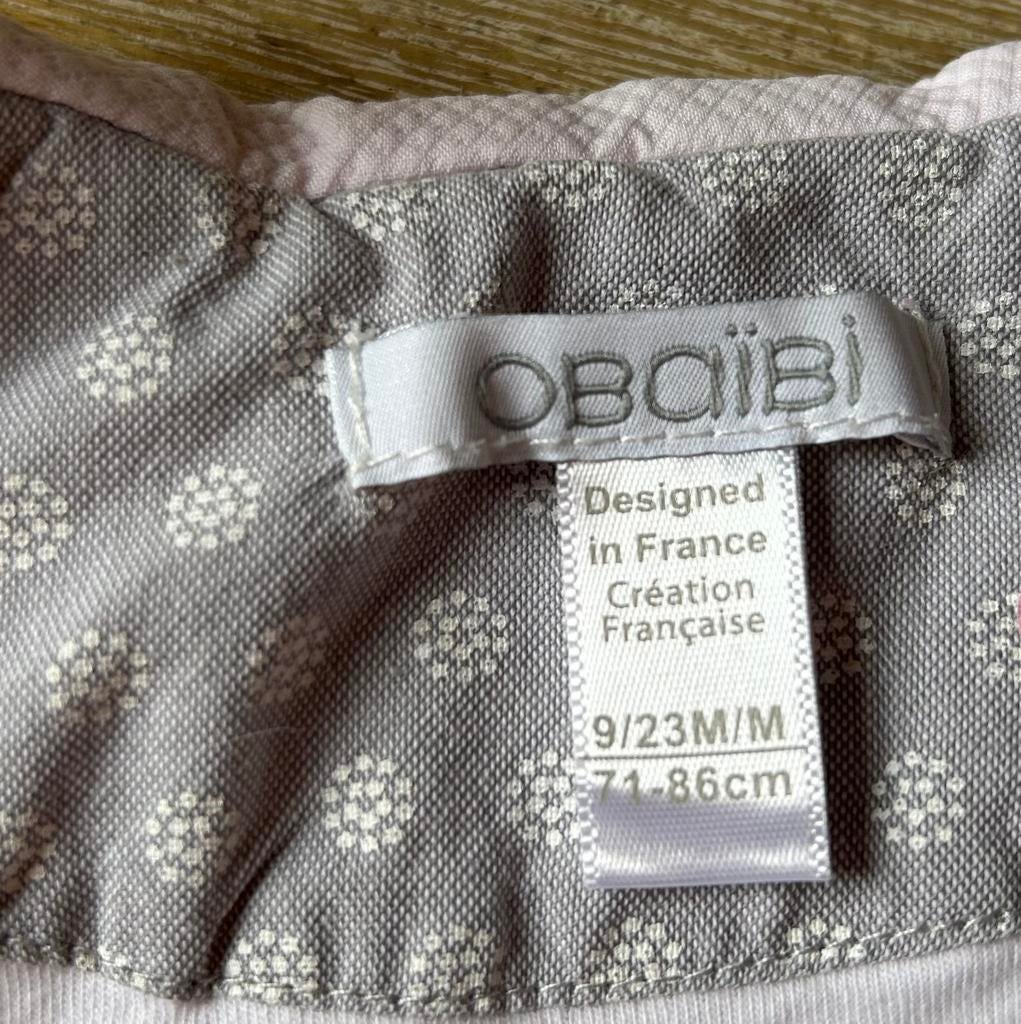 Gigoteuse OBAIBI, Enlèvement ou Envoi, Comme neuf, 70 à 85 cm, Sac de couchage