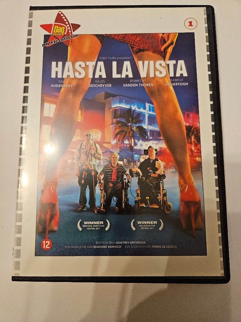 Hasta La Vista DVD - Vlaamse film, Nederlands, Drama, Ophalen of Verzenden, Zo goed als nieuw