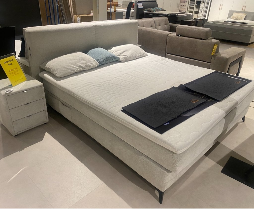2 Boxspring nieuw!, Ophalen, Tweepersoons, Zo goed als nieuw, 160 cm