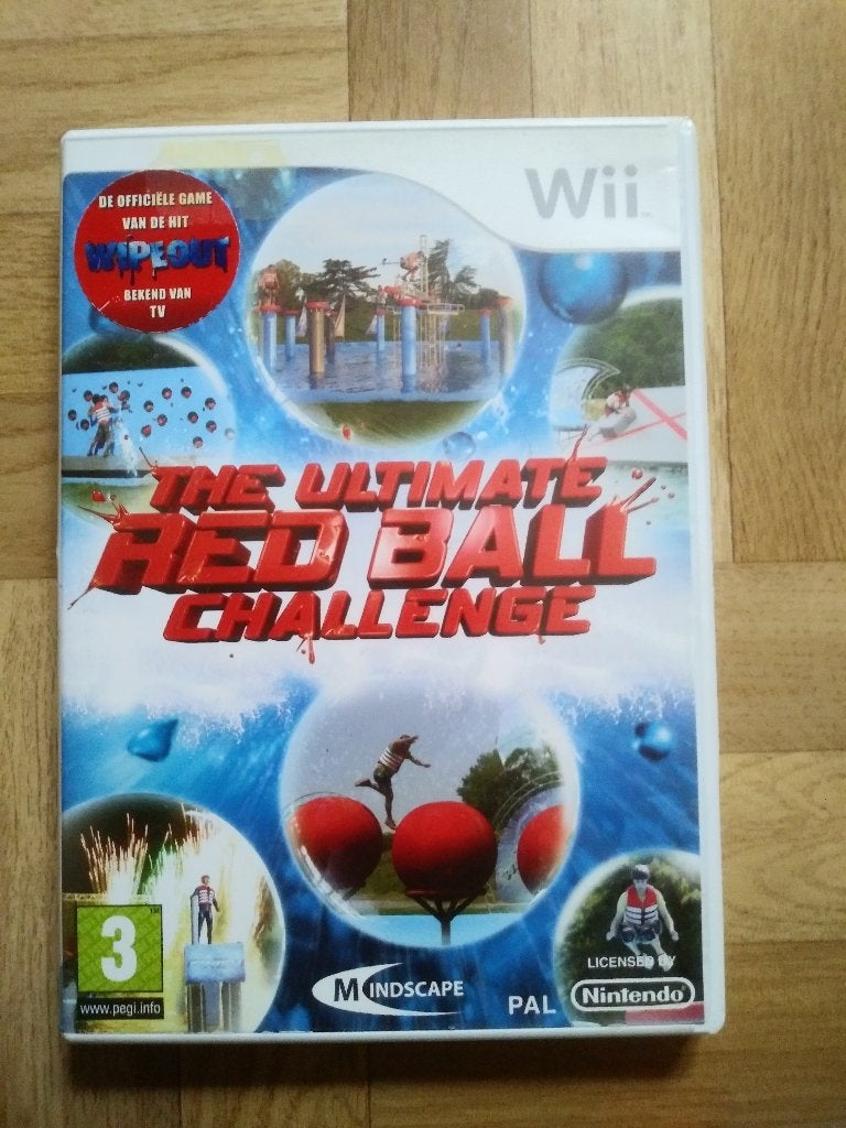 The Ultimate Red Ball Challenge, avonturen spel voor de Wii, Avontuur en Actie, Ophalen of Verzenden, Zo goed als nieuw, Eén computer