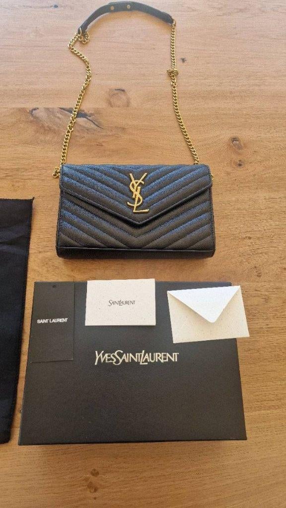 YSL tas zwart, Handtassen en Accessoires, Tassen | Damestassen, Verzenden, Nieuw, Zwart, Handtas