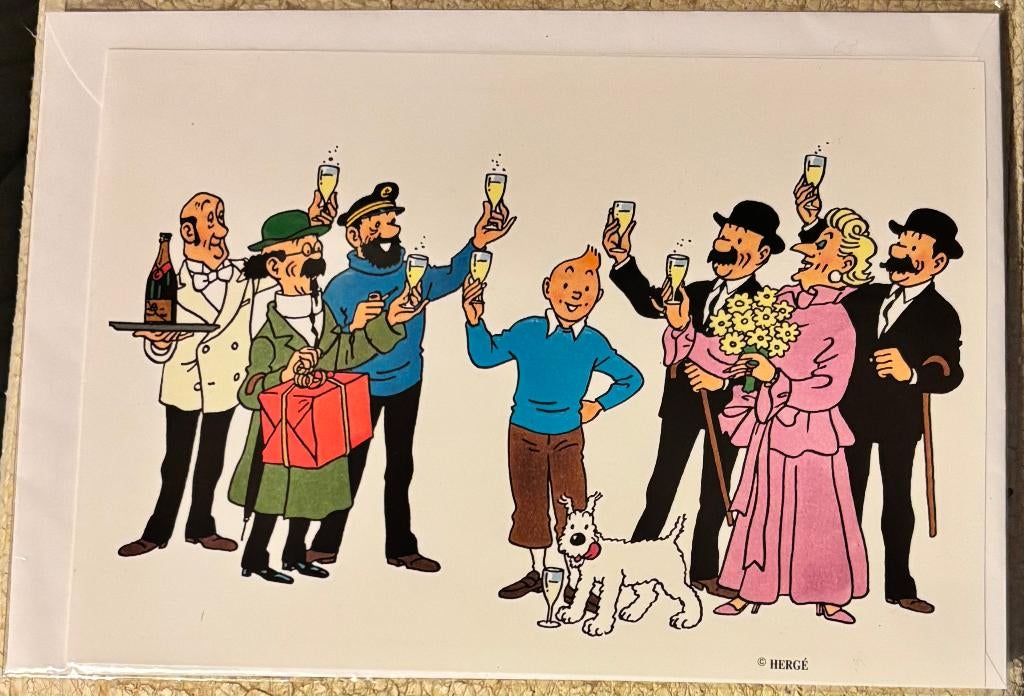 Kuifje en Cie Postogram 91/92, Verzamelen, Ophalen of Verzenden, Kuifje, Nieuw, Overige typen