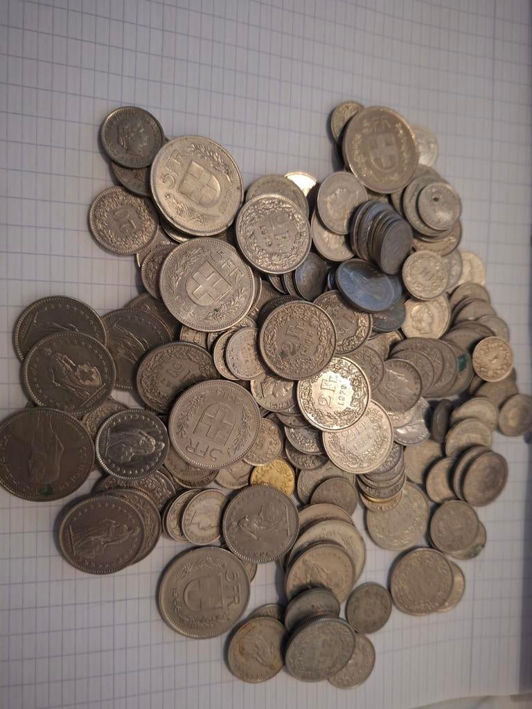 139 zwitsere frank, Postzegels en Munten, Ophalen of Verzenden