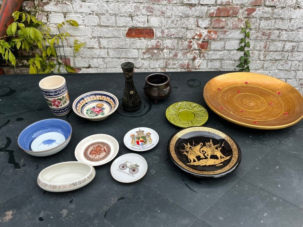 Verschillende bordjes en potjes - uit te kiezen, Antiek en Kunst, Curiosa en Brocante, Ophalen of Verzenden