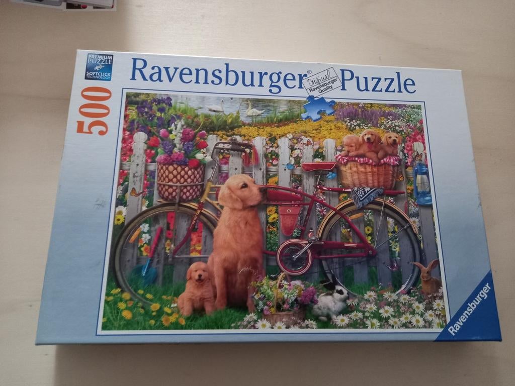 Ravensburger puzzel 500 stuks - Dagje uit in de natuur, Hobby en Vrije tijd, Ophalen of Verzenden, 500 t/m 1500 stukjes, Gebruikt