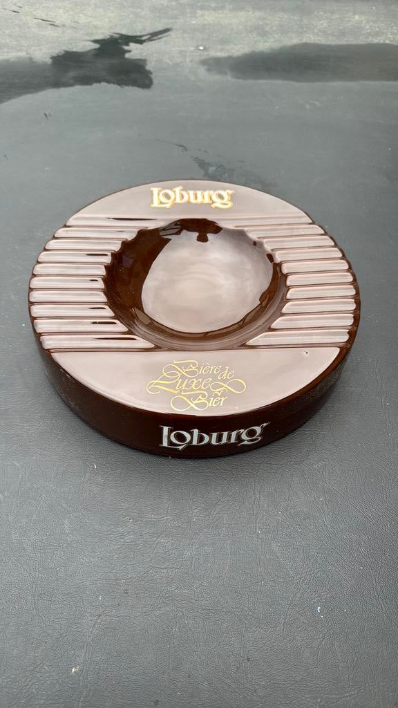 Loburg vingage asbak, Verzamelen, Biermerken, Ophalen, Zo goed als nieuw