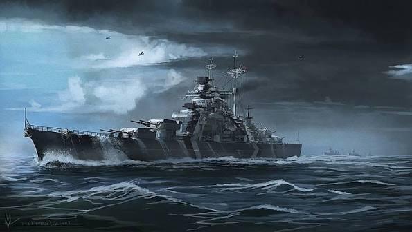 Bismarck + Prinz Eugen Neptun 1/1200 schaal, Verzamelen, Ophalen
