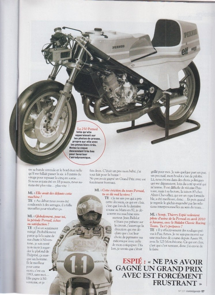 Moto Pernod 250 compétition collection, Boeken, Verzenden, Gelezen