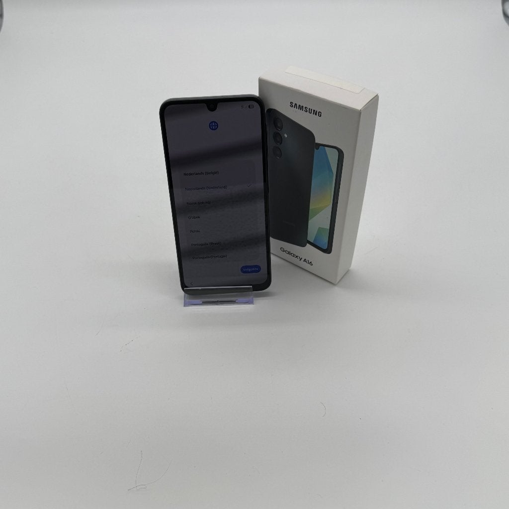 Samsung Galaxy A16 - zwart - 128GB - Compleet met doos, Telecommunicatie, Mobiele telefoons | Samsung, Zwart, Touchscreen, Ophalen of Verzenden