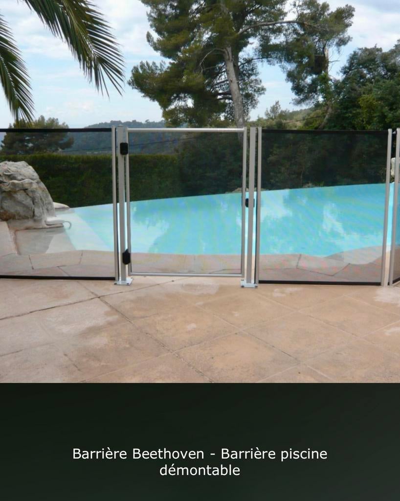 Barrière protection piscine Beethoven, Jardin & Terrasse, Verrières, Neuf, Autres types, Enlèvement