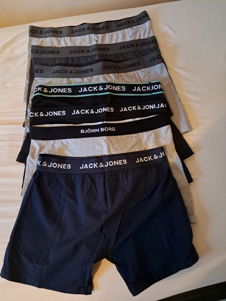 Lot van 7 boxershorts, Kleding | Heren, Ophalen of Verzenden, Overige kleuren, Jack  jones, Boxer