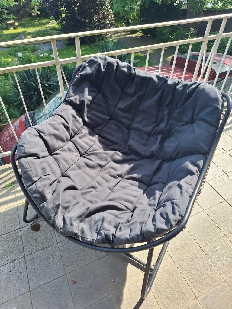 2 fauteuils d intérieur ou d extérieur, Jardin & Terrasse, Hamacs, Une personne, Avec support, Enlèvement, Utilisé