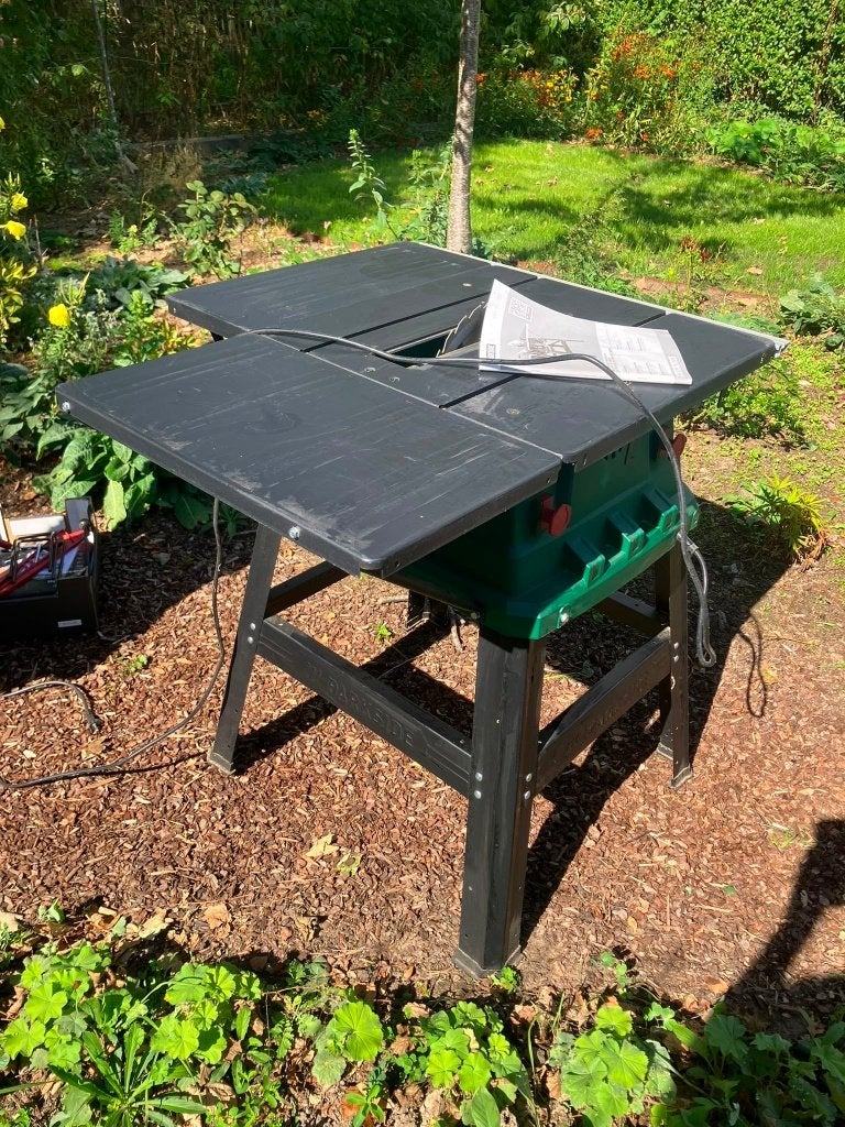 Modèle de table de scie circulaire, Enlèvement, Utilisé