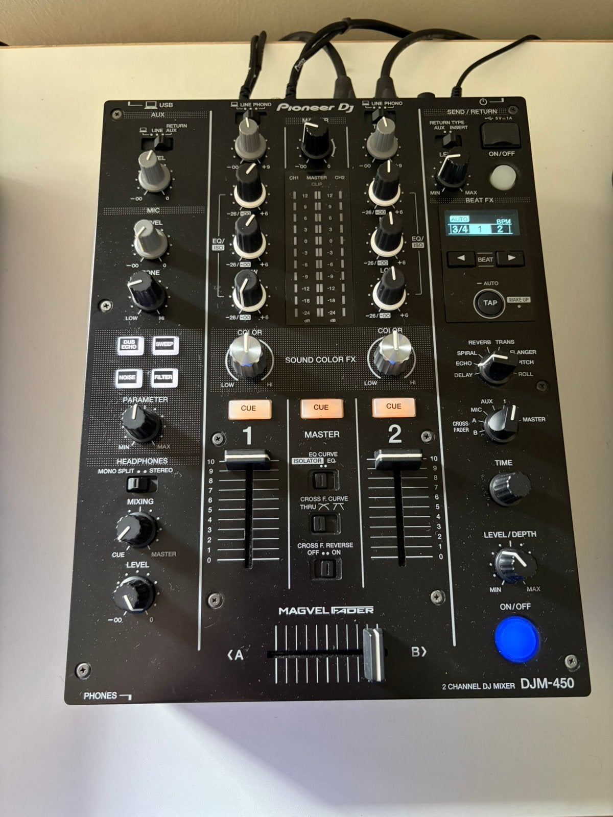 Pioneer DJM-450 – 2-Channel DJ Mixer – Excellent Condition, Muziek en Instrumenten, Mengpanelen, Ophalen, Zo goed als nieuw