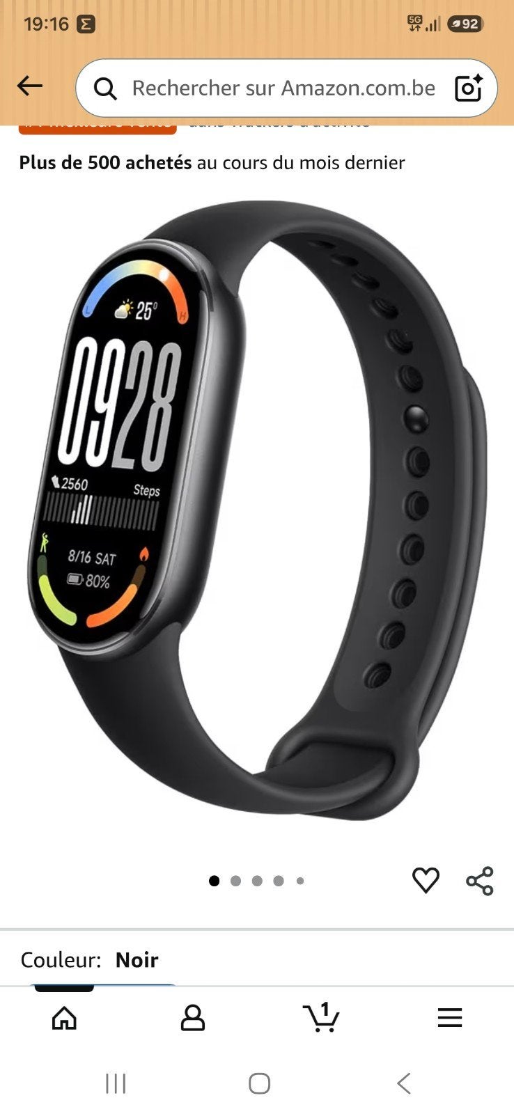 bracelet xiaomi smartband 10, Sports & Fitness, Cardiofréquencemètres, Enlèvement ou Envoi, Comme neuf