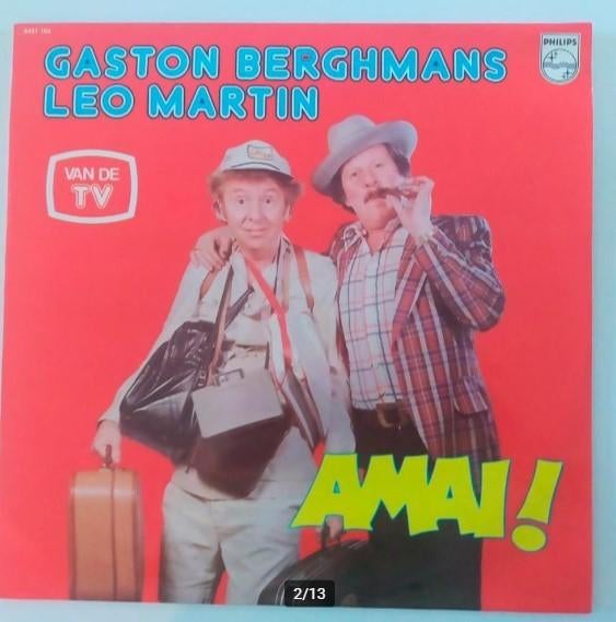Vinyl LP Gaston & Leo Amai! Humor Komedie Stand Up Comedy, Ophalen of Verzenden, 12 inch