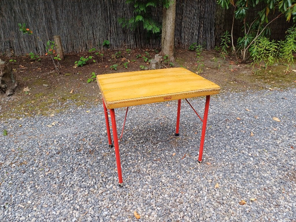 Vintage Torck plooitafel campingtafel, Caravans en Kamperen, Kampeermeubelen, Ophalen, Campingtafel