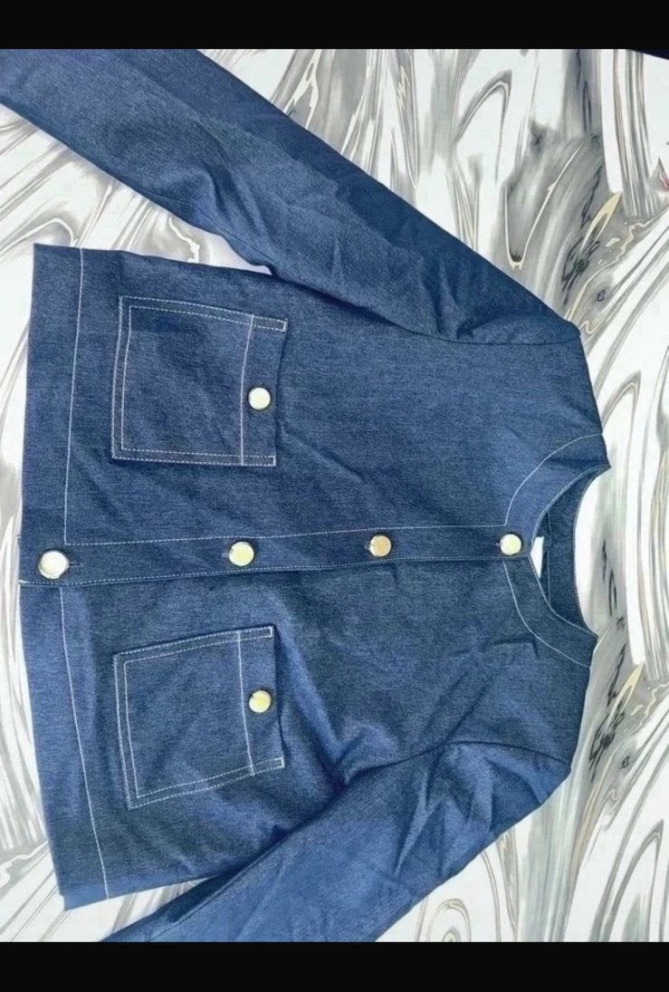 Zara jacket, Verzenden, Zo goed als nieuw, Maat 34 (XS) of kleiner, Blauw