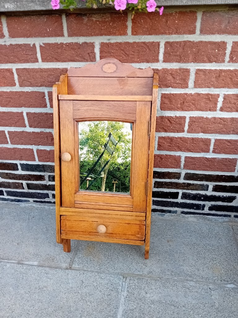 retro keukenkastje, Huis en Inrichting, Ophalen, Minder dan 50 cm, Gebruikt, Bruin