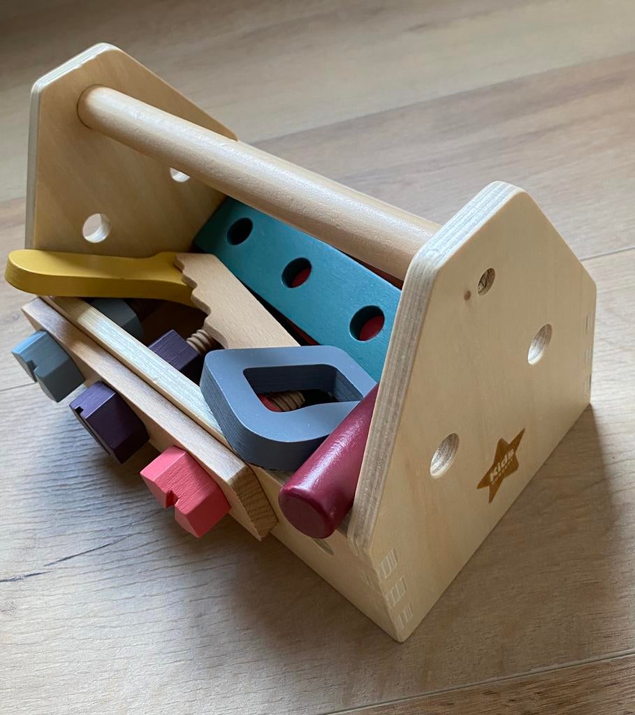Kids concept houten gereedschapskist, Ophalen, Gebruikt, Overige typen