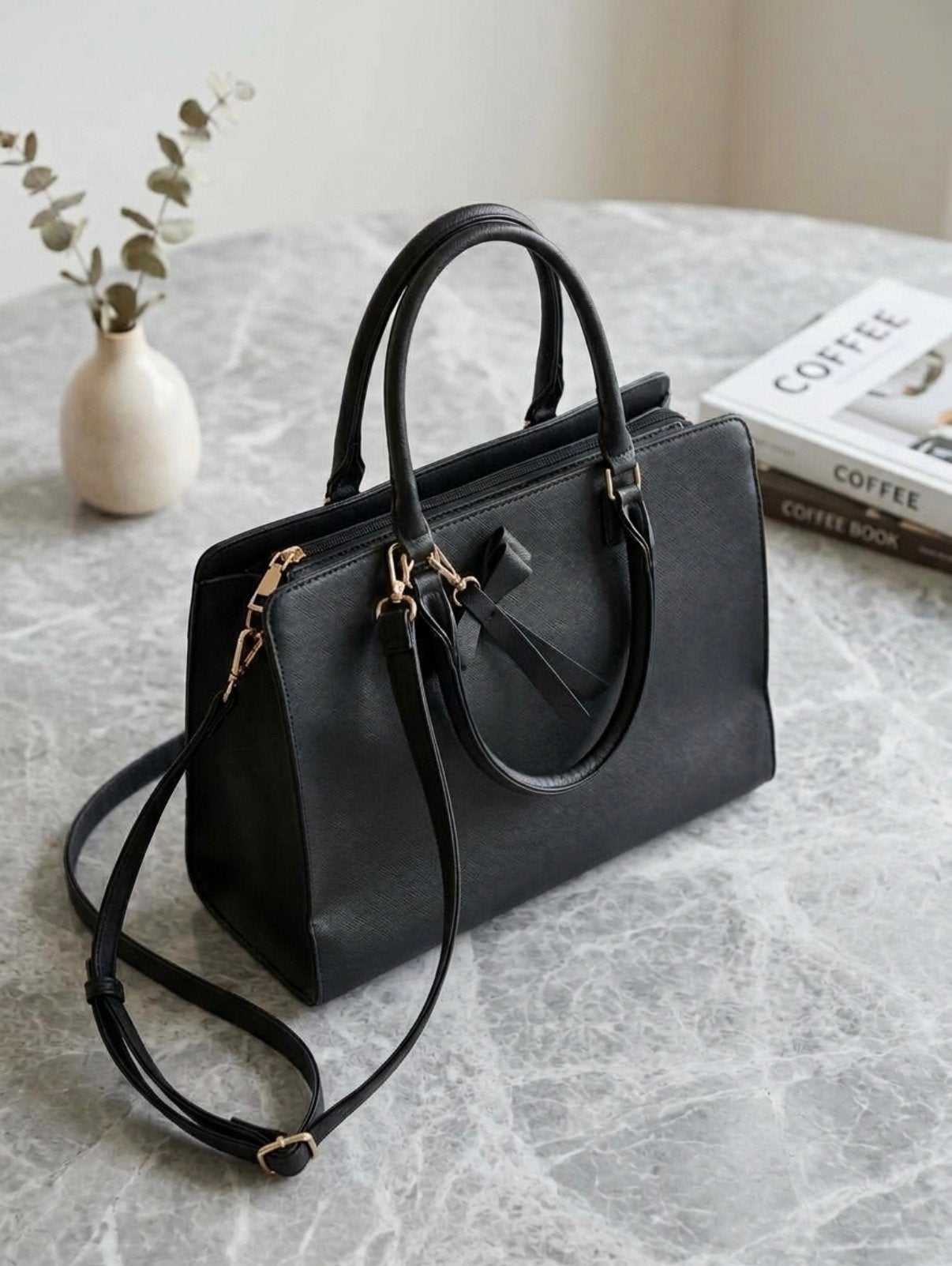 Sac à main / Shopper / noir / Excellent état, Envoi, Comme neuf, Noir, Sac à main
