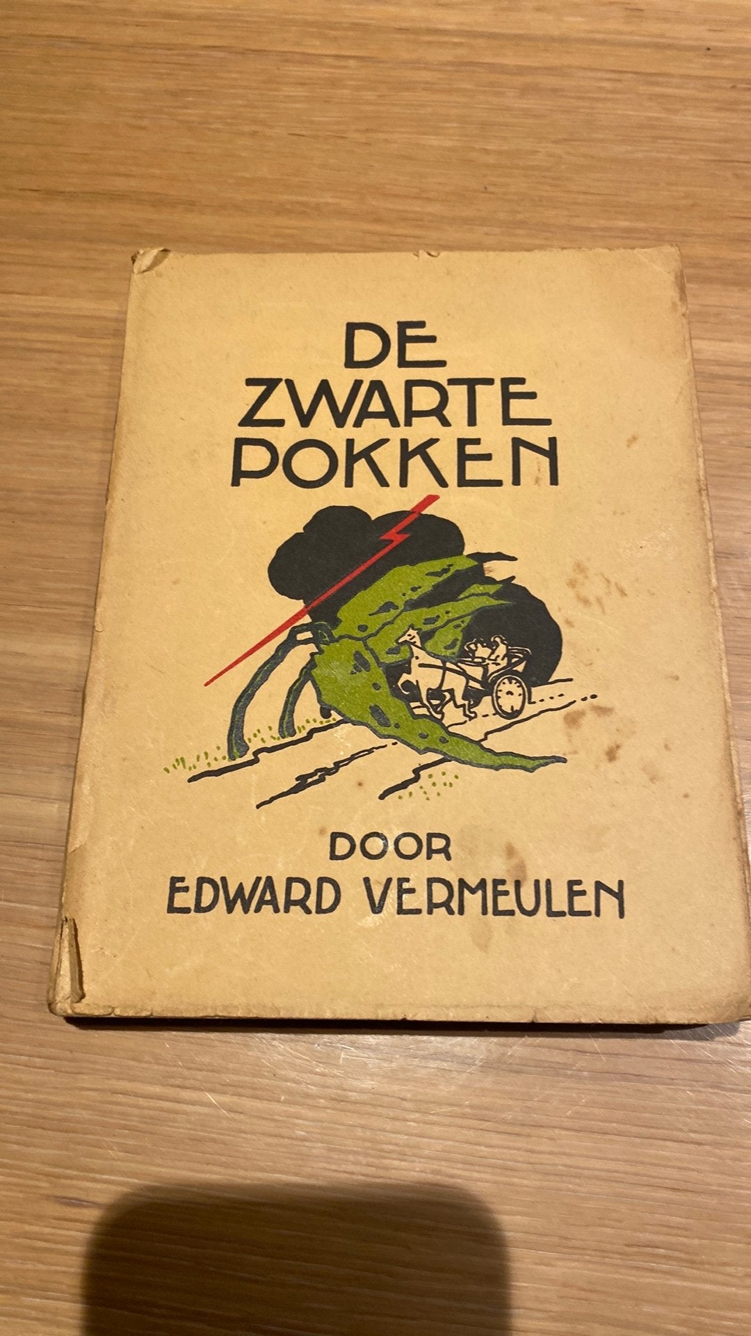 De Zwarte Pokken Edward Vermeulen, Boeken, België, Edward Vermeulen, Ophalen, Gelezen