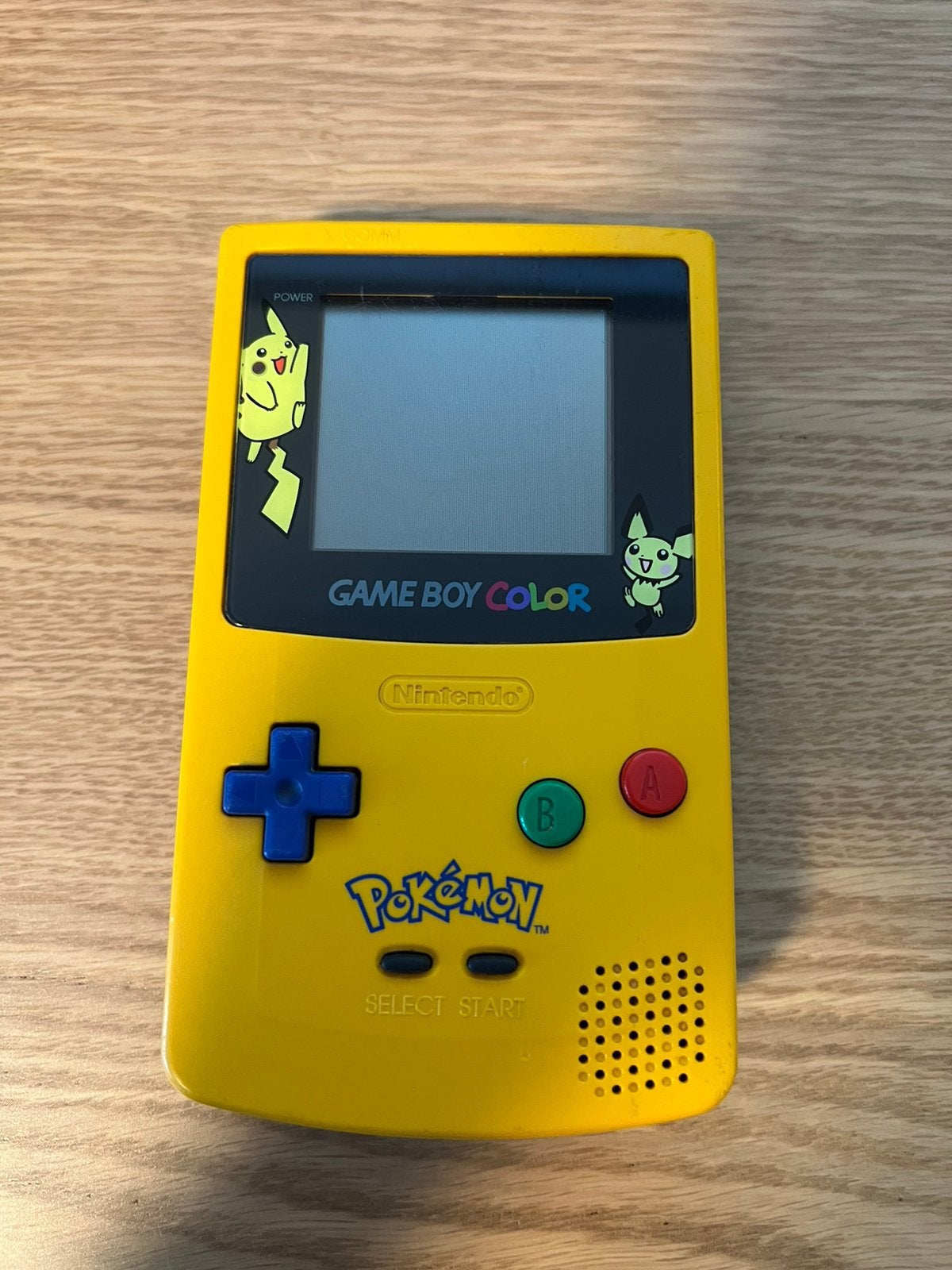Nintendo Gameboy Color (Pikachu editie), Games en Spelcomputers, Spelcomputers | Nintendo Game Boy, Ophalen, Gebruikt, Game Boy Color