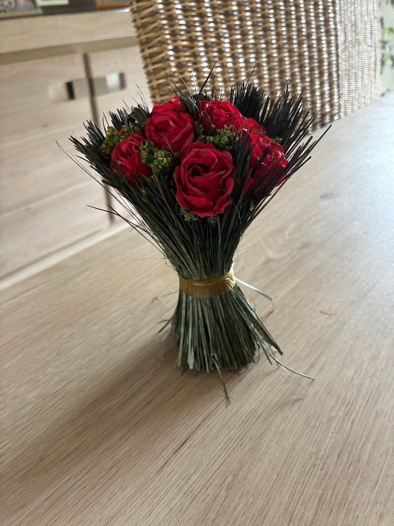 Déco bouquet de roses, Maison & Meubles, Accessoires pour la Maison | Plantes & Fleurs artificielles, Enlèvement ou Envoi, Comme neuf