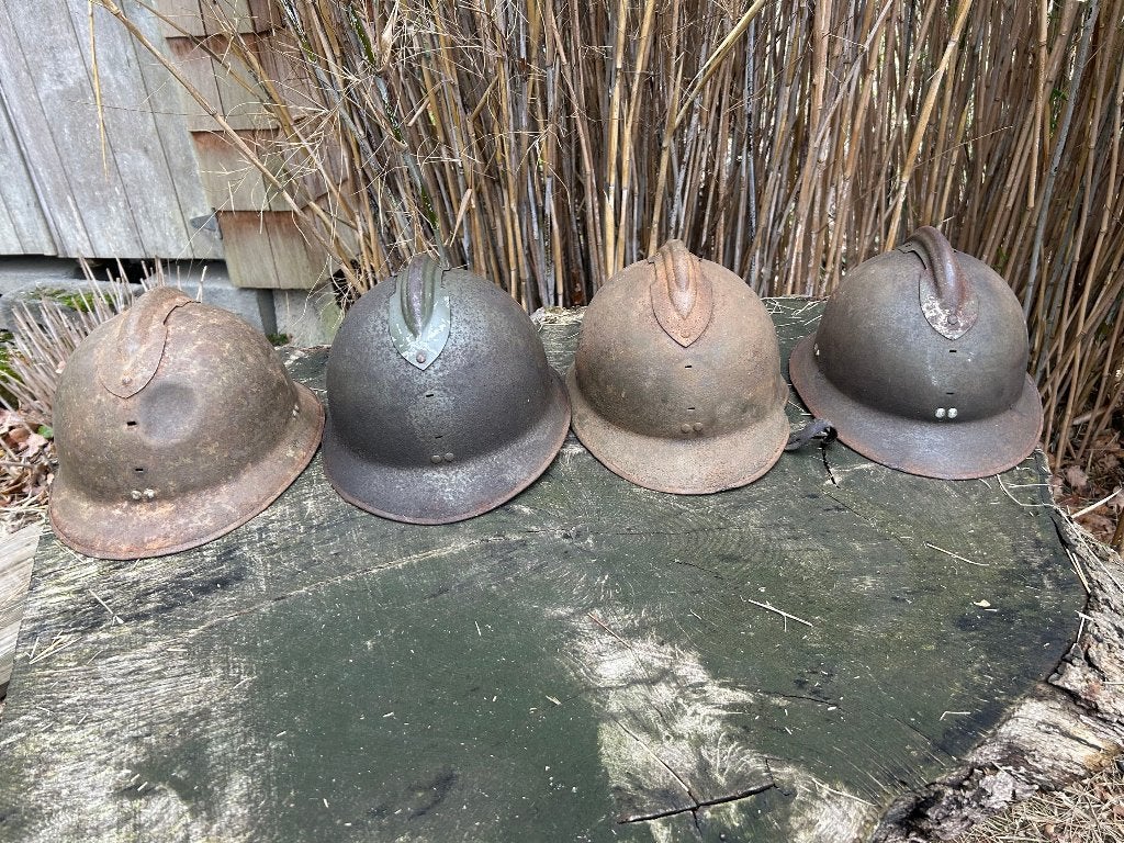 4 casque Français ww2, Collections, Enlèvement ou Envoi, Autres