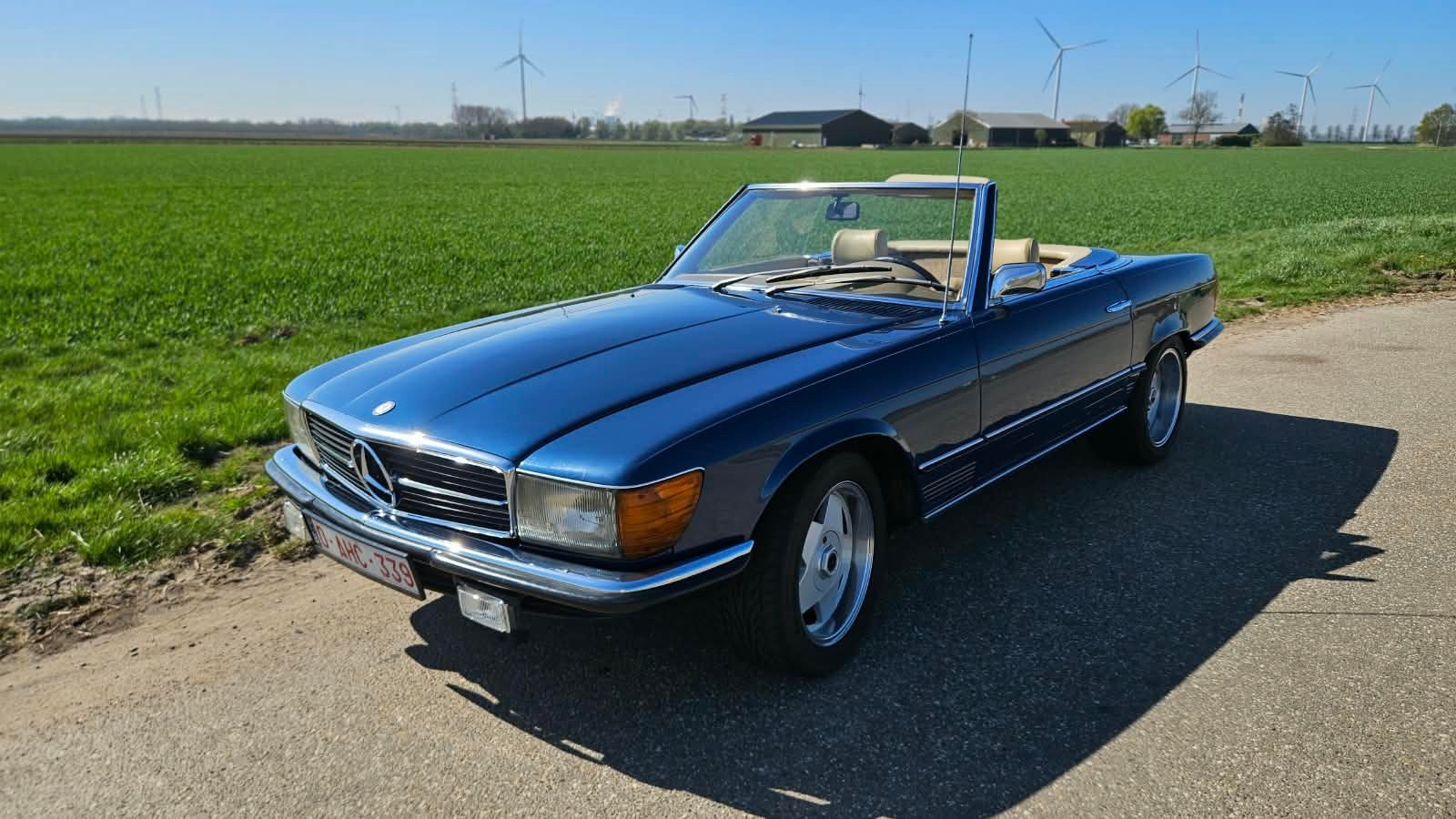 mercedes SL, Auto's, Automaat, Beige, 3500 cc, Cabriolet