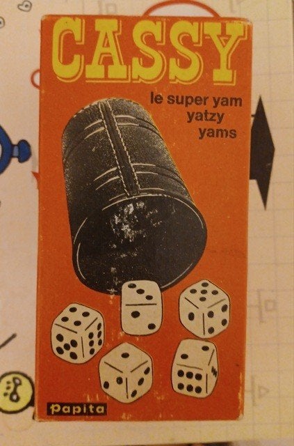 Jeu Le Super Yam / Yatzy Vintage Papita – Jeu Complet, Hobby en Vrije tijd, Gezelschapsspellen | Bordspellen, Ophalen of Verzenden