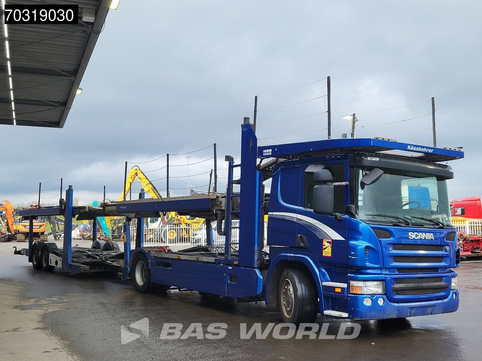 Scania P420 4X2 Kassbohrer Car transporter combi Full Air su, Achat, 420 ch, Automatique, Tissu
